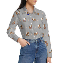 Load image into Gallery viewer, Playful English Bulldog Adventures Women's Shirt