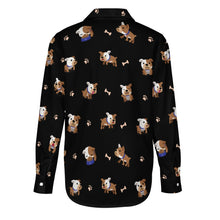 Load image into Gallery viewer, Playful English Bulldog Adventures Women's Shirt