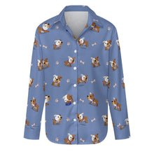 Load image into Gallery viewer, Playful English Bulldog Adventures Women's Shirt