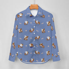 Load image into Gallery viewer, Playful English Bulldog Adventures Women's Shirt