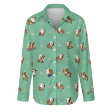 Load image into Gallery viewer, Playful English Bulldog Adventures Women's Shirt