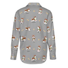 Load image into Gallery viewer, Playful Red Husky Adventures Women's Shirt