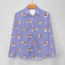Load image into Gallery viewer, Playful Red Husky Adventures Women's Shirt