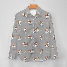 Load image into Gallery viewer, Playful Red Husky Adventures Women's Shirt