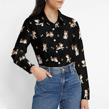 Load image into Gallery viewer, Playful Red Husky Adventures Women's Shirt