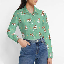 Load image into Gallery viewer, Playful Red Husky Adventures Women's Shirt