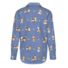 Load image into Gallery viewer, Playful Red Husky Adventures Women's Shirt