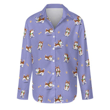 Load image into Gallery viewer, Playful Red Husky Adventures Women's Shirt