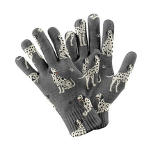 Load image into Gallery viewer, Playful Dalmatians love Touch Screen Gloves-Accessories-Accessories, Dog Dad Gifts, Dog Mom Gifts, Gloves-Gray-4