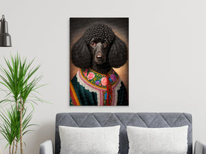 Chateau Cutie Black Poodle Wall Art Poster-Art-Dog Art, Dog Dad Gifts, Dog Mom Gifts, Home Decor, Poodle, Poster-7