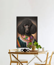 Load image into Gallery viewer, Chateau Cutie Black Poodle Wall Art Poster-Art-Dog Art, Dog Dad Gifts, Dog Mom Gifts, Home Decor, Poodle, Poster-3
