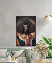 Load image into Gallery viewer, Chateau Cutie Black Poodle Wall Art Poster-Art-Dog Art, Dog Dad Gifts, Dog Mom Gifts, Home Decor, Poodle, Poster-4
