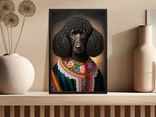 Load image into Gallery viewer, Chateau Cutie Black Poodle Wall Art Poster-Art-Dog Art, Dog Dad Gifts, Dog Mom Gifts, Home Decor, Poodle, Poster-5