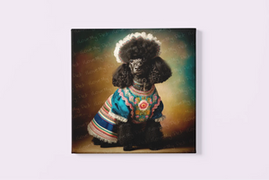 Elegance Noire Black Poodle Wall Art Poster-Art-Dog Art, Home Decor, Poodle, Poster-4