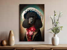 Load image into Gallery viewer, Poise and Pedigree Black Poodle Wall Art Poster-Art-Dog Art, Dog Dad Gifts, Dog Mom Gifts, Home Decor, Poodle, Poster-8