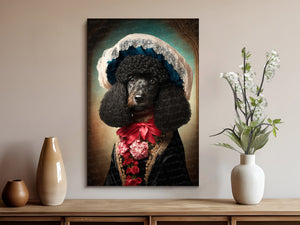 Poise and Pedigree Black Poodle Wall Art Poster-Art-Dog Art, Dog Dad Gifts, Dog Mom Gifts, Home Decor, Poodle, Poster-8