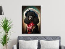 Load image into Gallery viewer, Poise and Pedigree Black Poodle Wall Art Poster-Art-Dog Art, Dog Dad Gifts, Dog Mom Gifts, Home Decor, Poodle, Poster-7