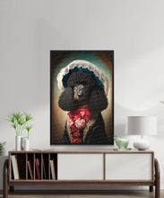 Load image into Gallery viewer, Poise and Pedigree Black Poodle Wall Art Poster-Art-Dog Art, Dog Dad Gifts, Dog Mom Gifts, Home Decor, Poodle, Poster-6