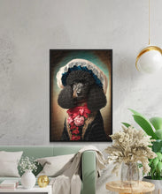 Load image into Gallery viewer, Poise and Pedigree Black Poodle Wall Art Poster-Art-Dog Art, Dog Dad Gifts, Dog Mom Gifts, Home Decor, Poodle, Poster-4