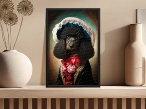 Poise and Pedigree Black Poodle Wall Art Poster-Art-Dog Art, Dog Dad Gifts, Dog Mom Gifts, Home Decor, Poodle, Poster-5