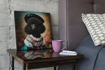 Precious Parisian Black Poodle Wall Art Poster-Art-Dog Art, Home Decor, Poodle, Poster-1