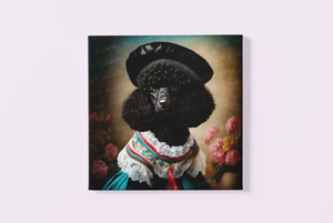 Precious Parisian Black Poodle Wall Art Poster-Art-Dog Art, Home Decor, Poodle, Poster-4