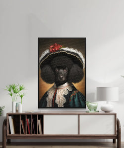 Traditional French Attire Black Poodle Wall Art Poster-Art-Dog Art, Dog Dad Gifts, Dog Mom Gifts, Home Decor, Poodle, Poster-6