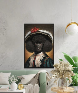 Traditional French Attire Black Poodle Wall Art Poster-Art-Dog Art, Dog Dad Gifts, Dog Mom Gifts, Home Decor, Poodle, Poster-4