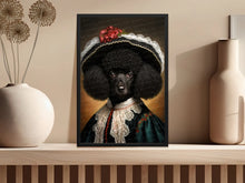 Load image into Gallery viewer, Traditional French Attire Black Poodle Wall Art Poster-Art-Dog Art, Dog Dad Gifts, Dog Mom Gifts, Home Decor, Poodle, Poster-5