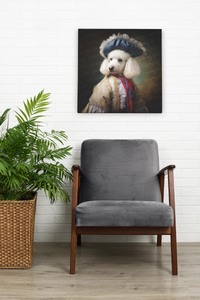Aristocratic French White Poodle Wall Art Poster-Art-Dog Art, Home Decor, Poodle, Poster-8