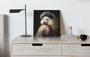 Aristocratic French White Poodle Wall Art Poster-Art-Dog Art, Home Decor, Poodle, Poster-6