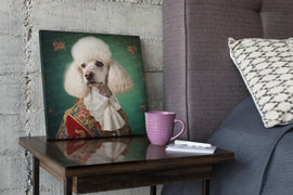 Le Pooch de Versailles White Poodle Wall Art Poster-Art-Dog Art, Home Decor, Poodle, Poster-5