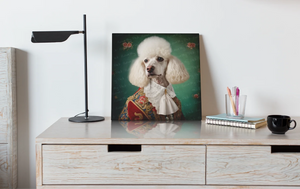 Le Pooch de Versailles White Poodle Wall Art Poster-Art-Dog Art, Home Decor, Poodle, Poster-6