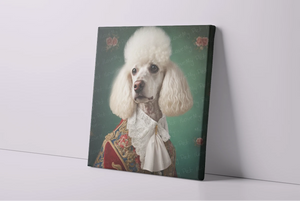 Le Pooch de Versailles White Poodle Wall Art Poster-Art-Dog Art, Home Decor, Poodle, Poster-3