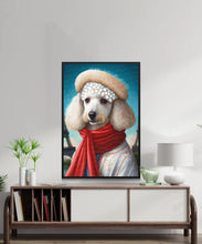 Load image into Gallery viewer, Parisian Fantasy White Poodle Wall Art Poster-Art-Dog Art, Dog Dad Gifts, Dog Mom Gifts, Home Decor, Poodle, Poster-6