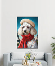 Load image into Gallery viewer, Parisian Fantasy White Poodle Wall Art Poster-Art-Dog Art, Dog Dad Gifts, Dog Mom Gifts, Home Decor, Poodle, Poster-2