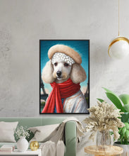 Load image into Gallery viewer, Parisian Fantasy White Poodle Wall Art Poster-Art-Dog Art, Dog Dad Gifts, Dog Mom Gifts, Home Decor, Poodle, Poster-4