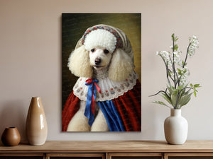 Portrait of Elegance White Poodle Wall Art Poster-Art-Dog Art, Dog Dad Gifts, Dog Mom Gifts, Home Decor, Poodle, Poster-8