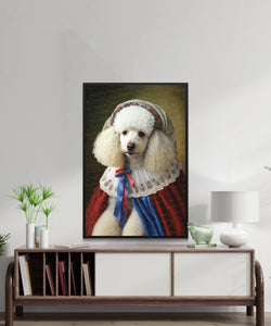 Portrait of Elegance White Poodle Wall Art Poster-Art-Dog Art, Dog Dad Gifts, Dog Mom Gifts, Home Decor, Poodle, Poster-6