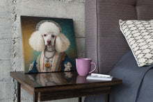Load image into Gallery viewer, Regal Pompon White Poodle Wall Art Poster-Art-Dog Art, Home Decor, Poodle, Poster-5