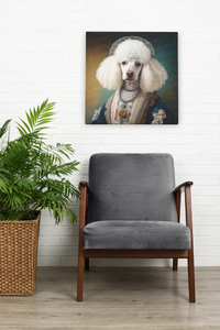 Regal Pompon White Poodle Wall Art Poster-Art-Dog Art, Home Decor, Poodle, Poster-8