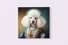 Load image into Gallery viewer, Regal Pompon White Poodle Wall Art Poster-Art-Dog Art, Home Decor, Poodle, Poster-4