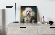 Load image into Gallery viewer, Regal Pompon White Poodle Wall Art Poster-Art-Dog Art, Home Decor, Poodle, Poster-6