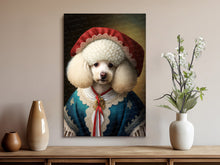Load image into Gallery viewer, Regal Renaissance White Poodle Wall Art Poster-Art-Dog Art, Dog Dad Gifts, Dog Mom Gifts, Home Decor, Poodle, Poster-8