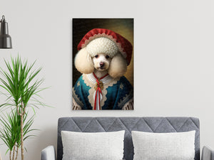 Regal Renaissance White Poodle Wall Art Poster-Art-Dog Art, Dog Dad Gifts, Dog Mom Gifts, Home Decor, Poodle, Poster-7