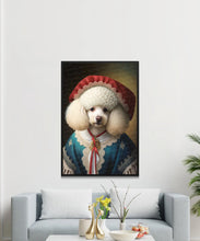Load image into Gallery viewer, Regal Renaissance White Poodle Wall Art Poster-Art-Dog Art, Dog Dad Gifts, Dog Mom Gifts, Home Decor, Poodle, Poster-2