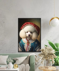 Regal Renaissance White Poodle Wall Art Poster-Art-Dog Art, Dog Dad Gifts, Dog Mom Gifts, Home Decor, Poodle, Poster-4