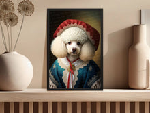 Load image into Gallery viewer, Regal Renaissance White Poodle Wall Art Poster-Art-Dog Art, Dog Dad Gifts, Dog Mom Gifts, Home Decor, Poodle, Poster-5