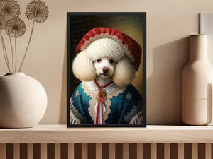 Regal Renaissance White Poodle Wall Art Poster-Art-Dog Art, Dog Dad Gifts, Dog Mom Gifts, Home Decor, Poodle, Poster-5