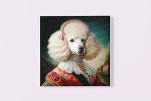 Versailles Vanilla White Poodle Wall Art Poster-Art-Dog Art, Home Decor, Poodle, Poster-4